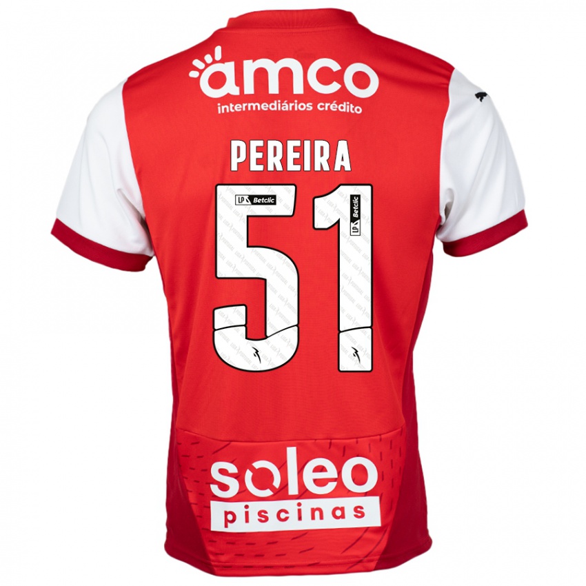 Kinder Evy Pereira #51 Rot Weiß Heimtrikot Trikot 2024/25 T-Shirt Österreich