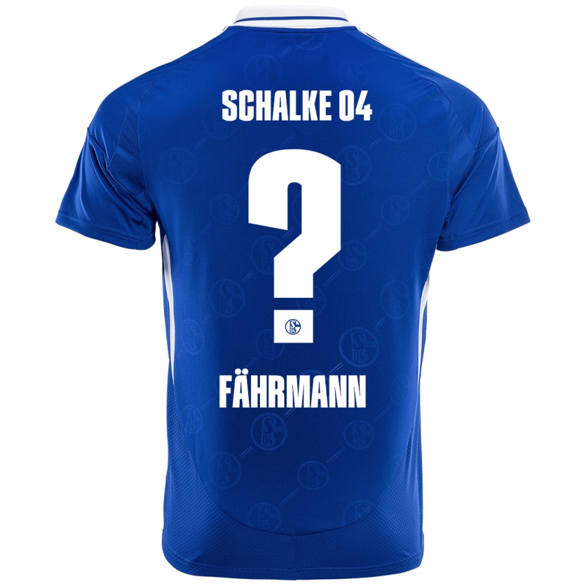 Kinder Ralf Fährmann #0 Königsblau Heimtrikot Trikot 2024/25 T-Shirt Österreich