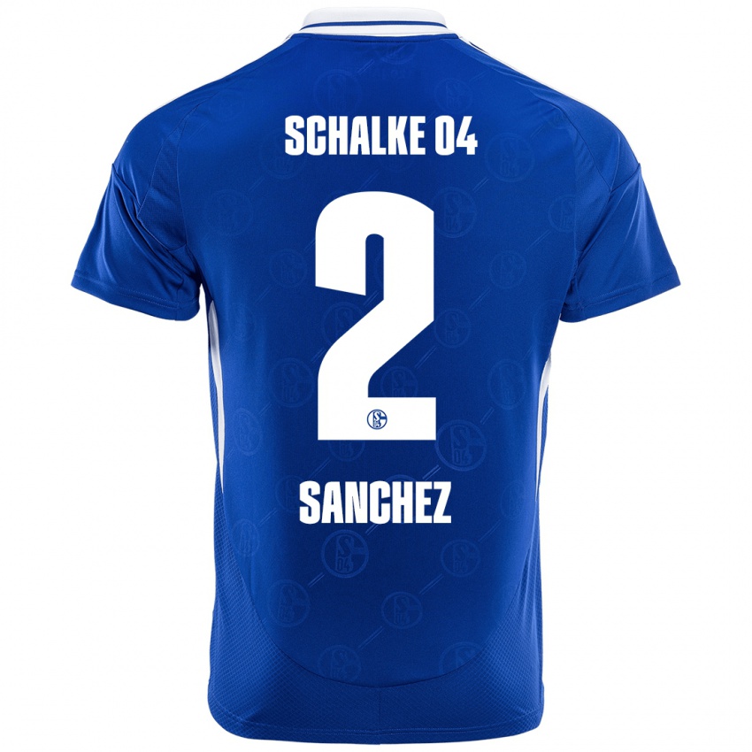 Kinder Felipe Sánchez #2 Königsblau Heimtrikot Trikot 2024/25 T-Shirt Österreich