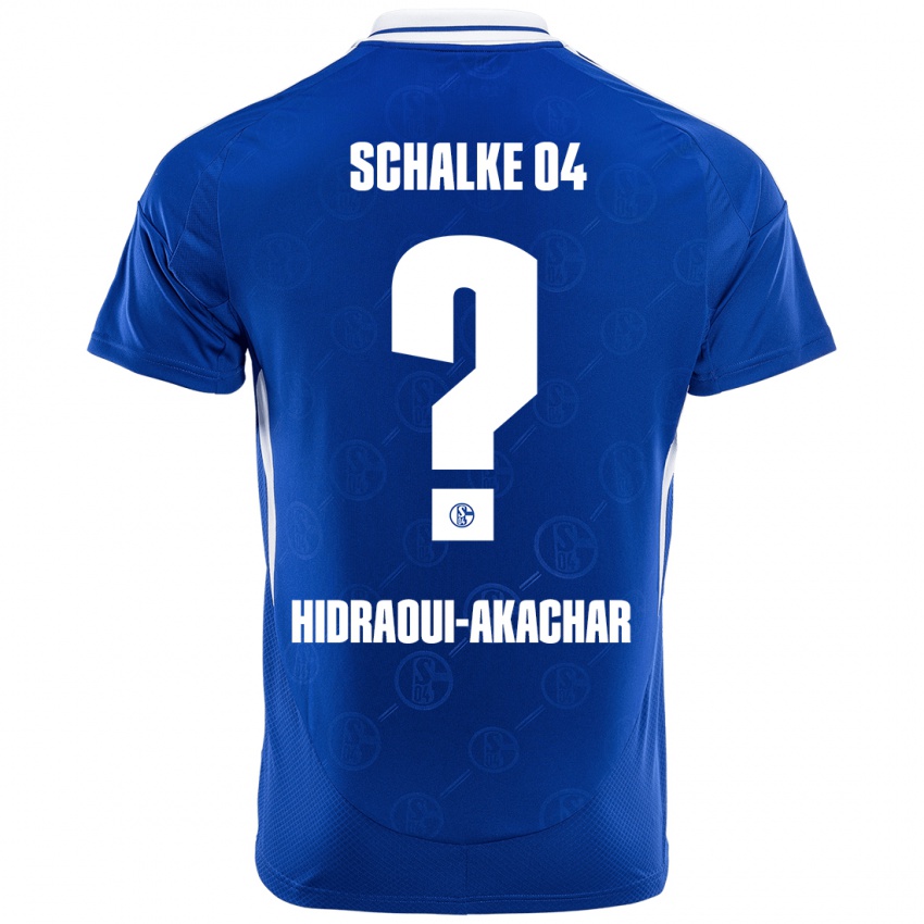 Kinder Yassin Hidraoui-Akachar #0 Königsblau Heimtrikot Trikot 2024/25 T-Shirt Österreich