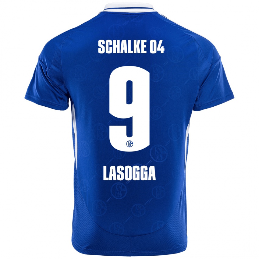 Kinder Pierre-Michel Lasogga #9 Königsblau Heimtrikot Trikot 2024/25 T-Shirt Österreich