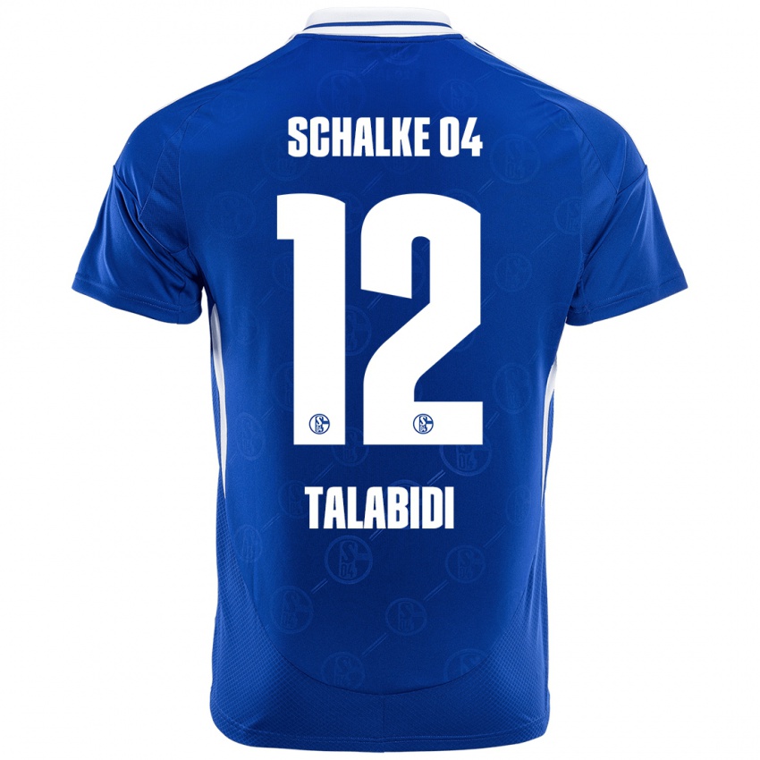 Kinder Malik Talabidi #12 Königsblau Heimtrikot Trikot 2024/25 T-Shirt Österreich