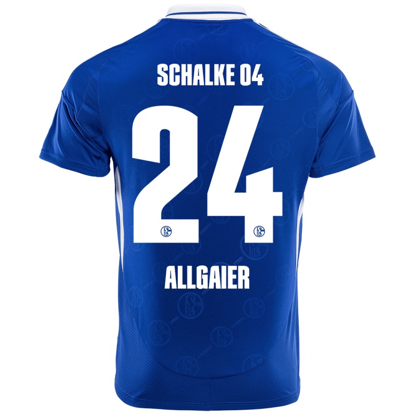 Kinder Felix Allgaier #24 Königsblau Heimtrikot Trikot 2024/25 T-Shirt Österreich