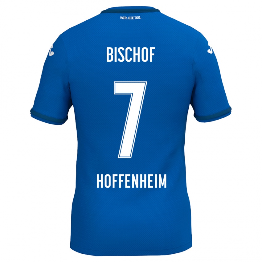 Kinder Tom Bischof #7 Königsblau Heimtrikot Trikot 2024/25 T-Shirt Österreich