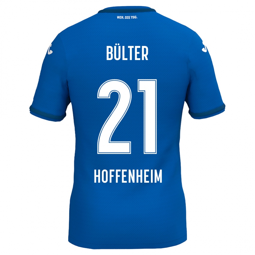 Kinder Marius Bülter #21 Königsblau Heimtrikot Trikot 2024/25 T-Shirt Österreich