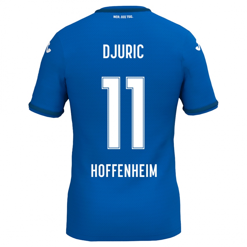 Kinder Luka Djuric #11 Königsblau Heimtrikot Trikot 2024/25 T-Shirt Österreich