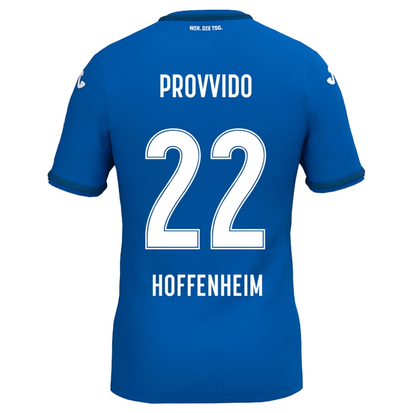 Kinder Luca Provvido #22 Königsblau Heimtrikot Trikot 2024/25 T-Shirt Österreich