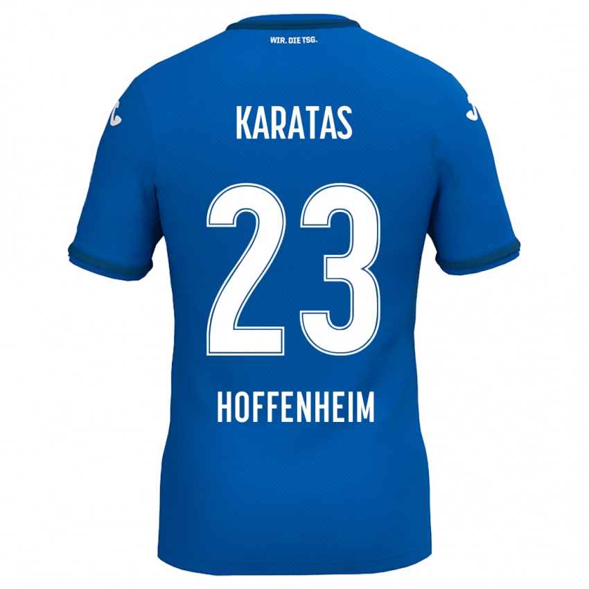 Kinder Can Karatas #23 Königsblau Heimtrikot Trikot 2024/25 T-Shirt Österreich