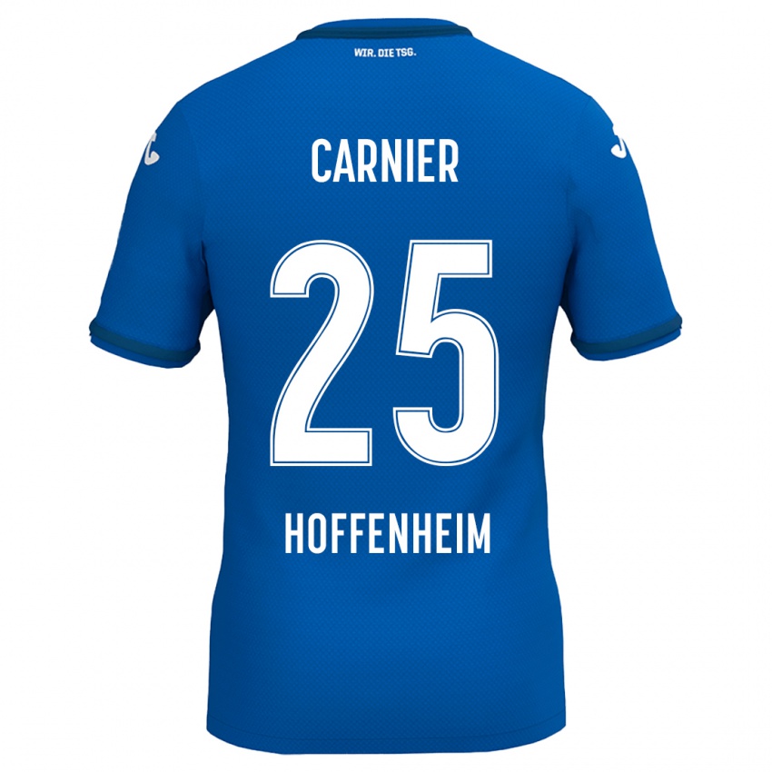 Kinder Alekseï Carnier #25 Königsblau Heimtrikot Trikot 2024/25 T-Shirt Österreich