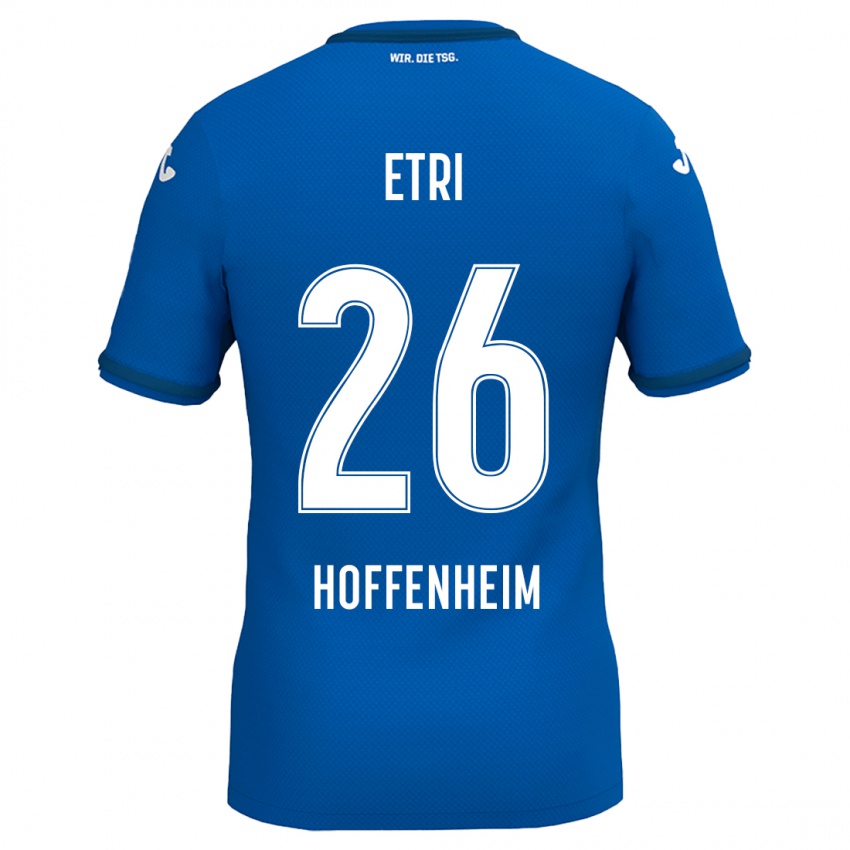 Kinder Ahmed Etri #26 Königsblau Heimtrikot Trikot 2024/25 T-Shirt Österreich