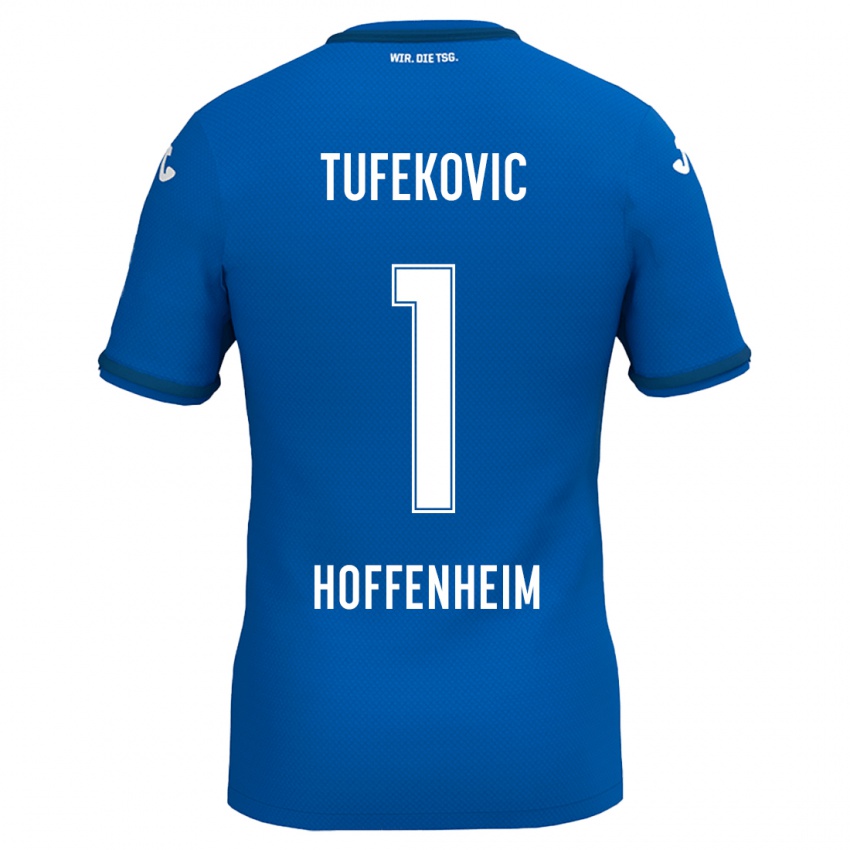 Kinder Martina Tufekovic #1 Königsblau Heimtrikot Trikot 2024/25 T-Shirt Österreich