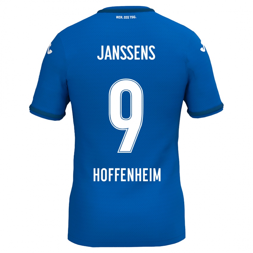 Kinder Jill Janssens #9 Königsblau Heimtrikot Trikot 2024/25 T-Shirt Österreich