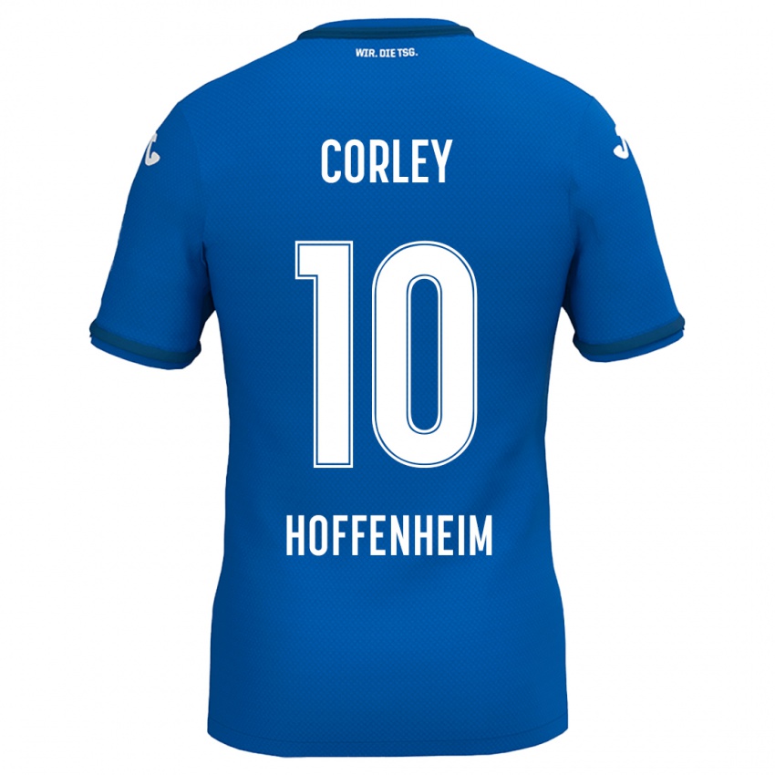 Kinder Gia Corley #10 Königsblau Heimtrikot Trikot 2024/25 T-Shirt Österreich