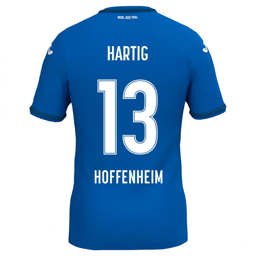 Kinder Isabella Hartig #13 Königsblau Heimtrikot Trikot 2024/25 T-Shirt Österreich