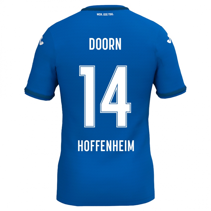 Kinder Lisa Doorn #14 Königsblau Heimtrikot Trikot 2024/25 T-Shirt Österreich