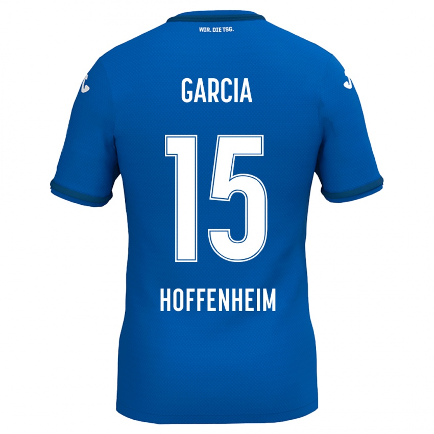 Kinder Marta Cazalla Garcia #15 Königsblau Heimtrikot Trikot 2024/25 T-Shirt Österreich