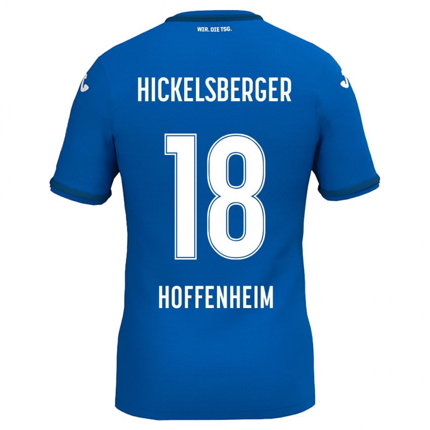 Kinder Julia Hickelsberger #18 Königsblau Heimtrikot Trikot 2024/25 T-Shirt Österreich