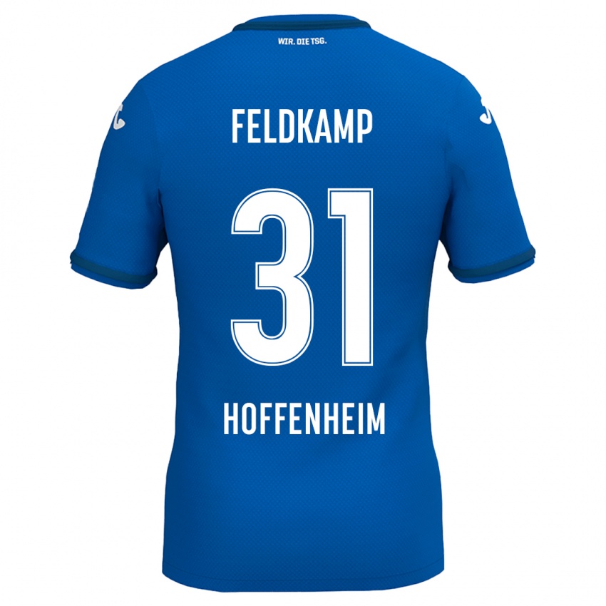 Kinder Jana Feldkamp #31 Königsblau Heimtrikot Trikot 2024/25 T-Shirt Österreich