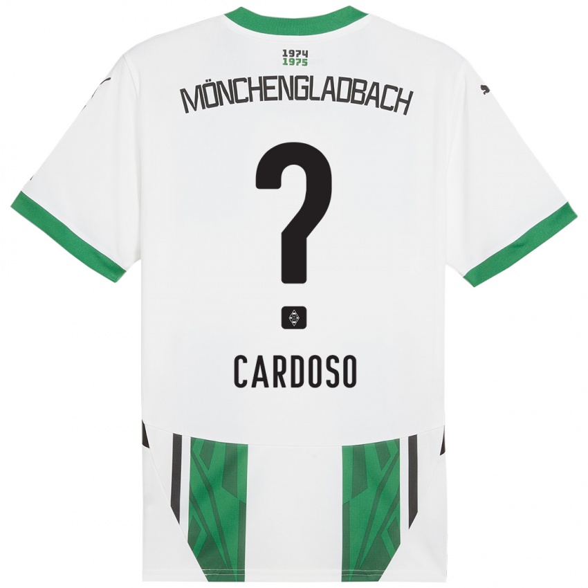 Kinder Tiago Pereira Cardoso #0 Weiß Grün Heimtrikot Trikot 2024/25 T-Shirt Österreich