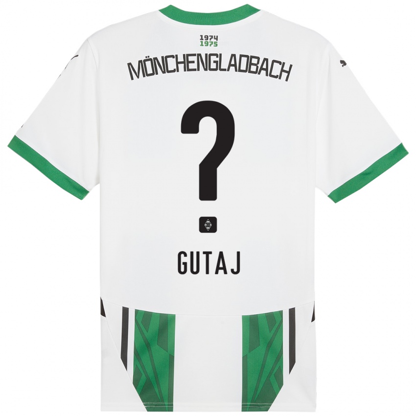 Kinder Lindsay Gutaj #0 Weiß Grün Heimtrikot Trikot 2024/25 T-Shirt Österreich