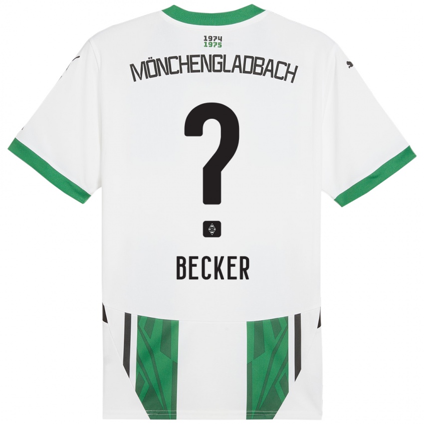 Kinder Benjamin Becker #0 Weiß Grün Heimtrikot Trikot 2024/25 T-Shirt Österreich