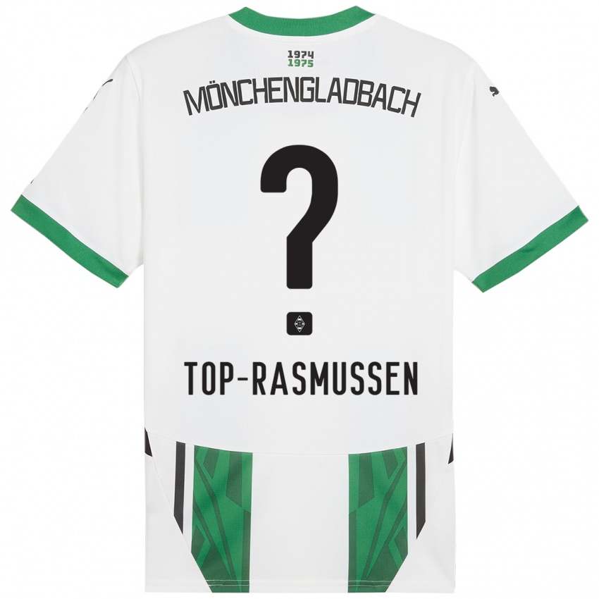 Kinder Tristan Top-Rasmussen #0 Weiß Grün Heimtrikot Trikot 2024/25 T-Shirt Österreich