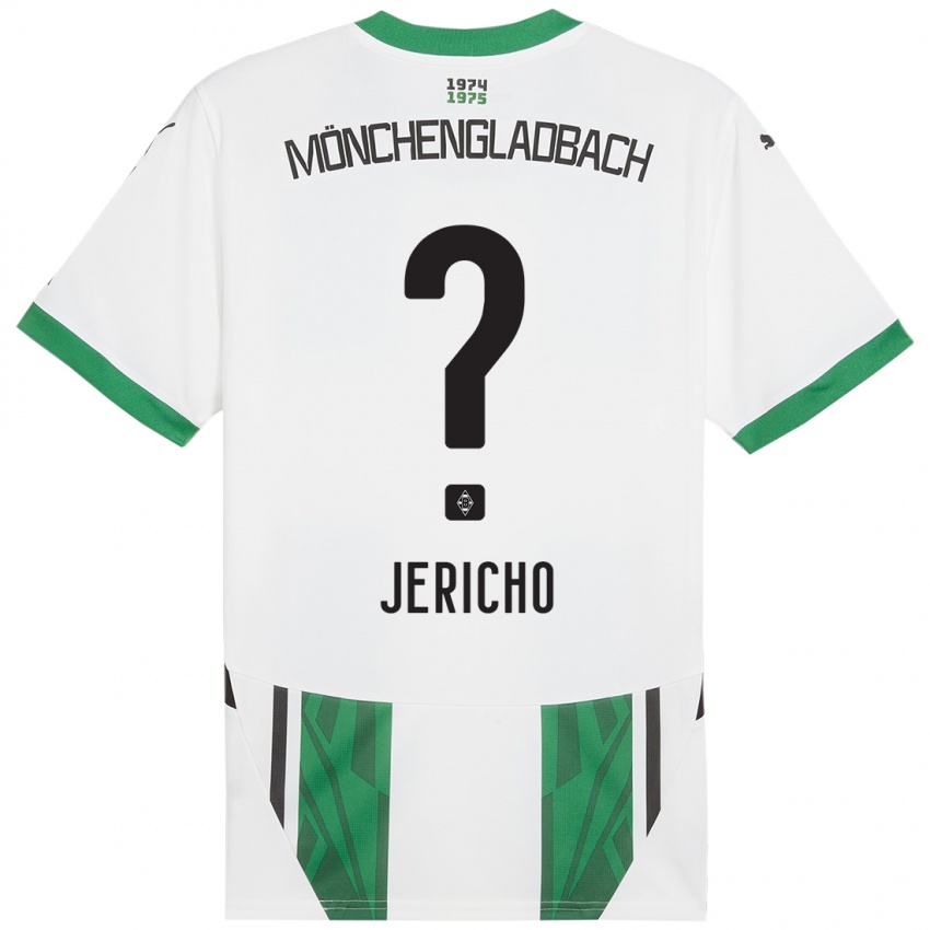 Kinder Aidan Jericho #0 Weiß Grün Heimtrikot Trikot 2024/25 T-Shirt Österreich