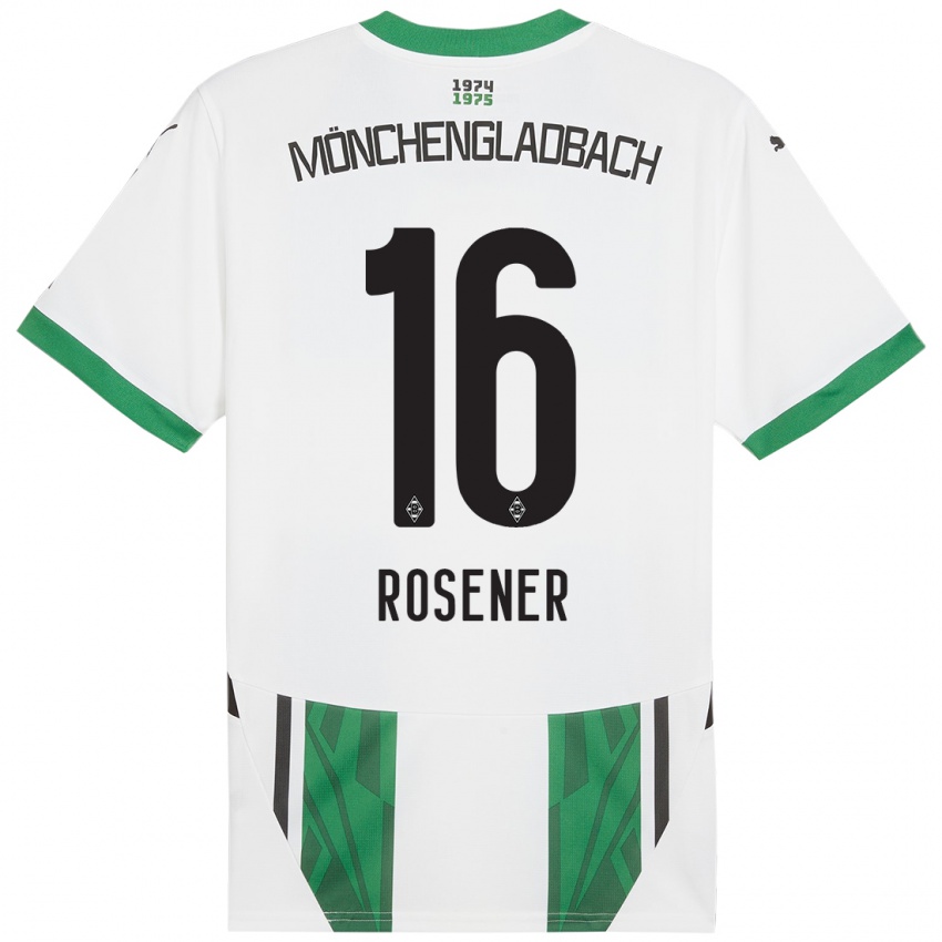 Kinder Chiara Rösener #16 Weiß Grün Heimtrikot Trikot 2024/25 T-Shirt Österreich