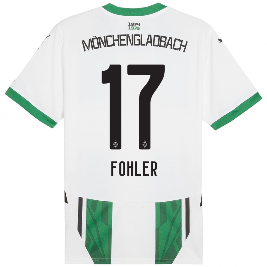 Kinder Selma Fohler #17 Weiß Grün Heimtrikot Trikot 2024/25 T-Shirt Österreich