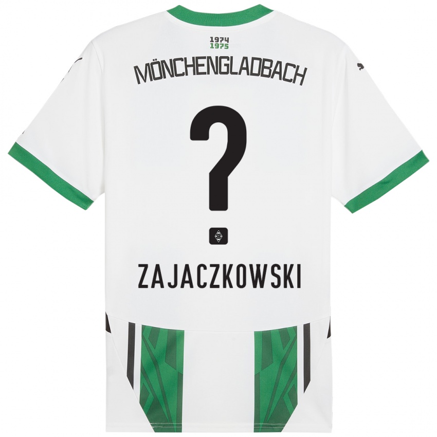 Kinder Vincent Zajaczkowski #0 Weiß Grün Heimtrikot Trikot 2024/25 T-Shirt Österreich