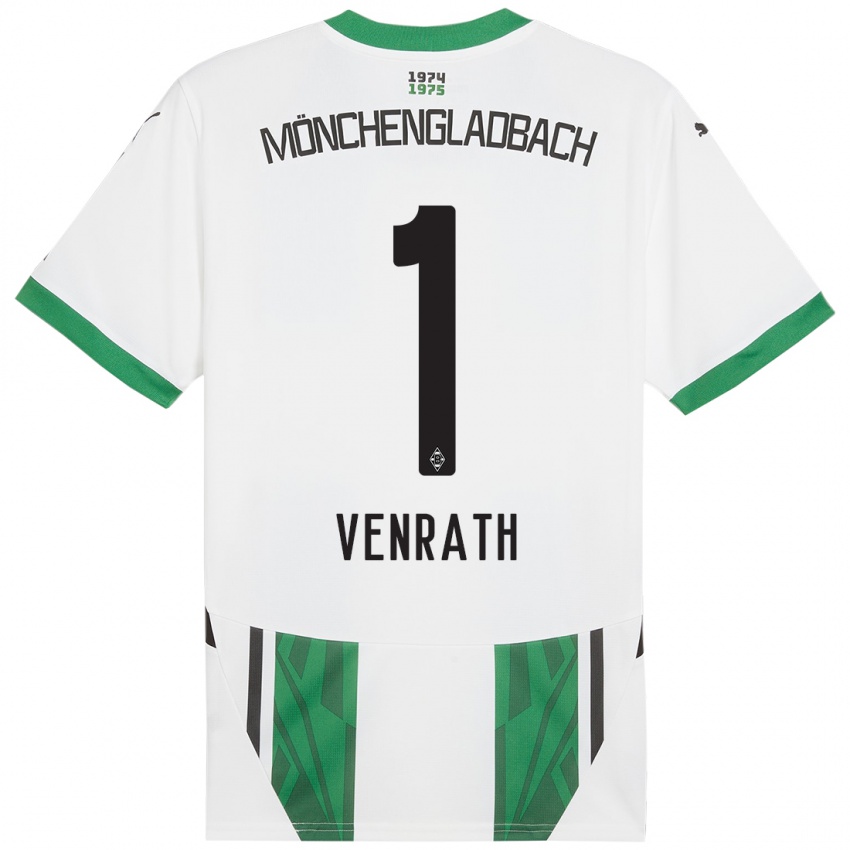 Kinder Lisa Venrath #1 Weiß Grün Heimtrikot Trikot 2024/25 T-Shirt Österreich