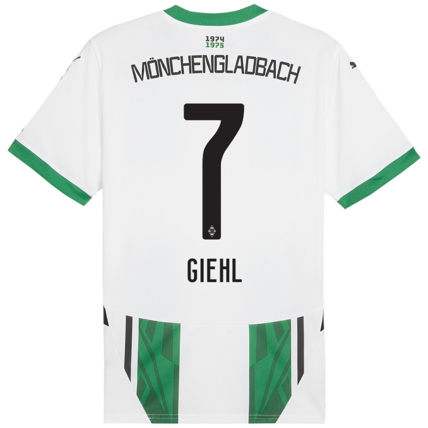 Kinder Madita Giehl #7 Weiß Grün Heimtrikot Trikot 2024/25 T-Shirt Österreich