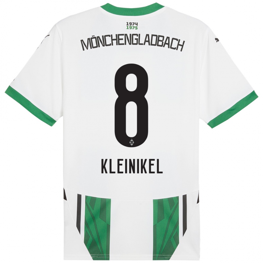 Kinder Nadja Kleinikel #8 Weiß Grün Heimtrikot Trikot 2024/25 T-Shirt Österreich