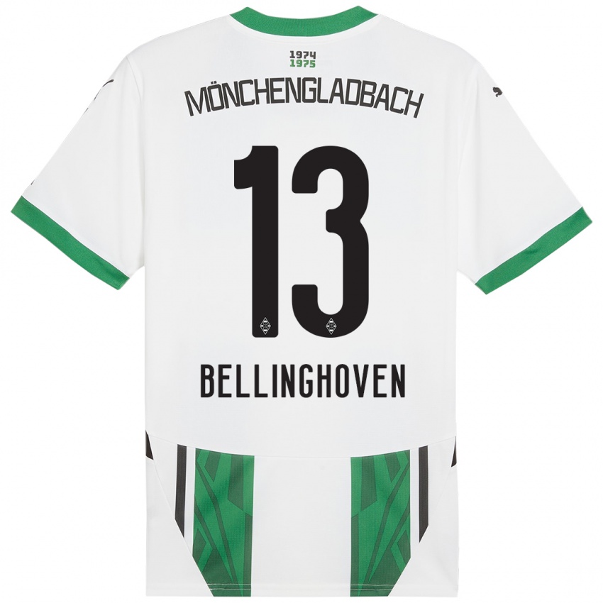 Kinder Christina Bellinghoven #13 Weiß Grün Heimtrikot Trikot 2024/25 T-Shirt Österreich