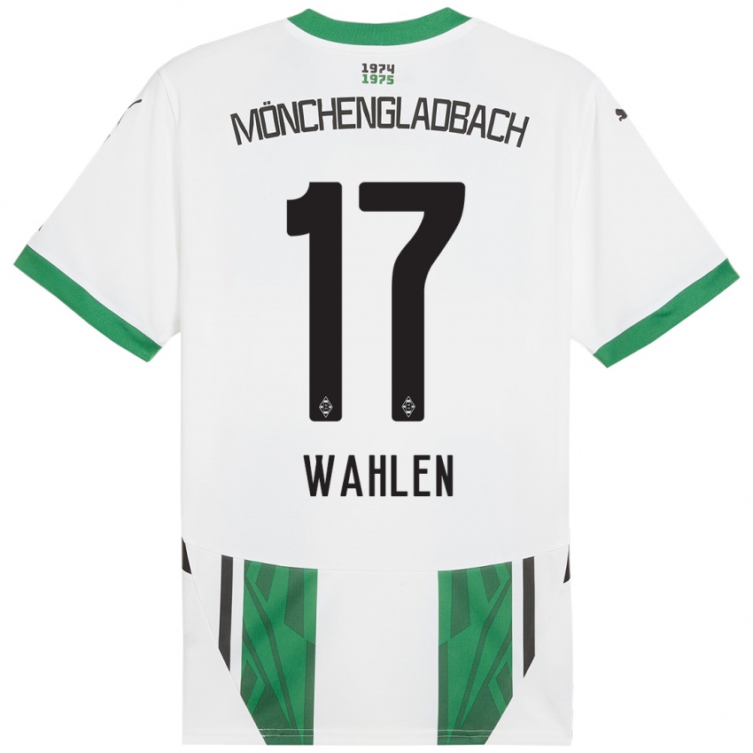 Kinder Vanessa Wahlen #17 Weiß Grün Heimtrikot Trikot 2024/25 T-Shirt Österreich