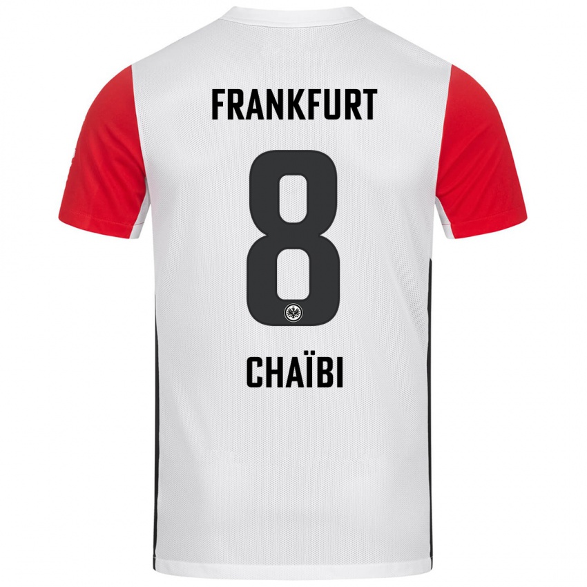 Kinder Farès Chaïbi #8 Weiß Rot Heimtrikot Trikot 2024/25 T-Shirt Österreich