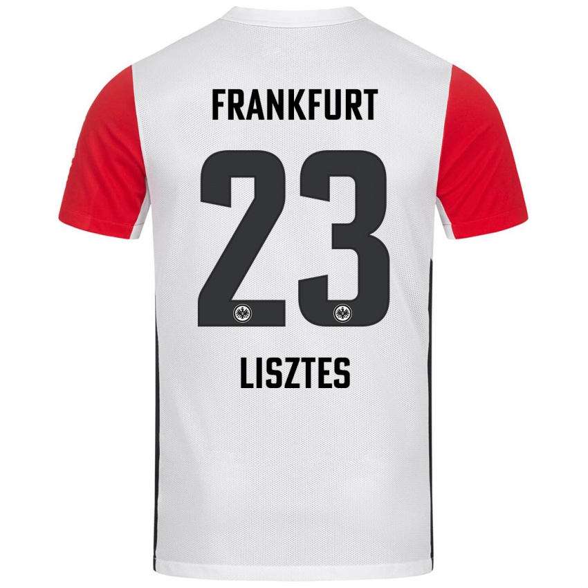 Kinder Krisztián Lisztes #23 Weiß Rot Heimtrikot Trikot 2024/25 T-Shirt Österreich