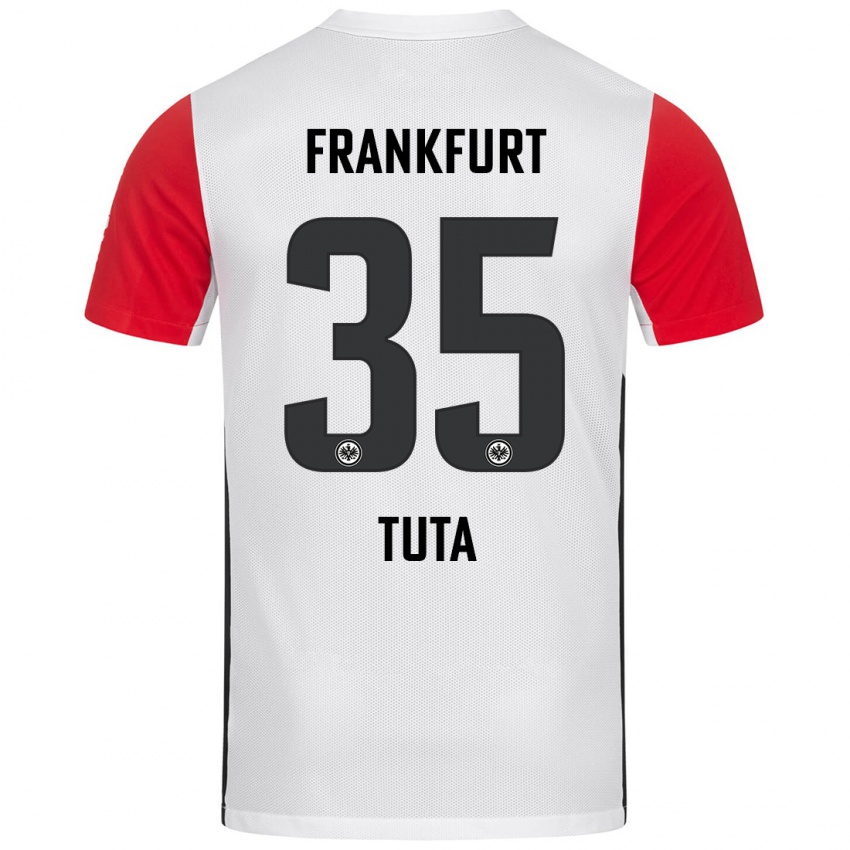 Kinder Tuta #35 Weiß Rot Heimtrikot Trikot 2024/25 T-Shirt Österreich