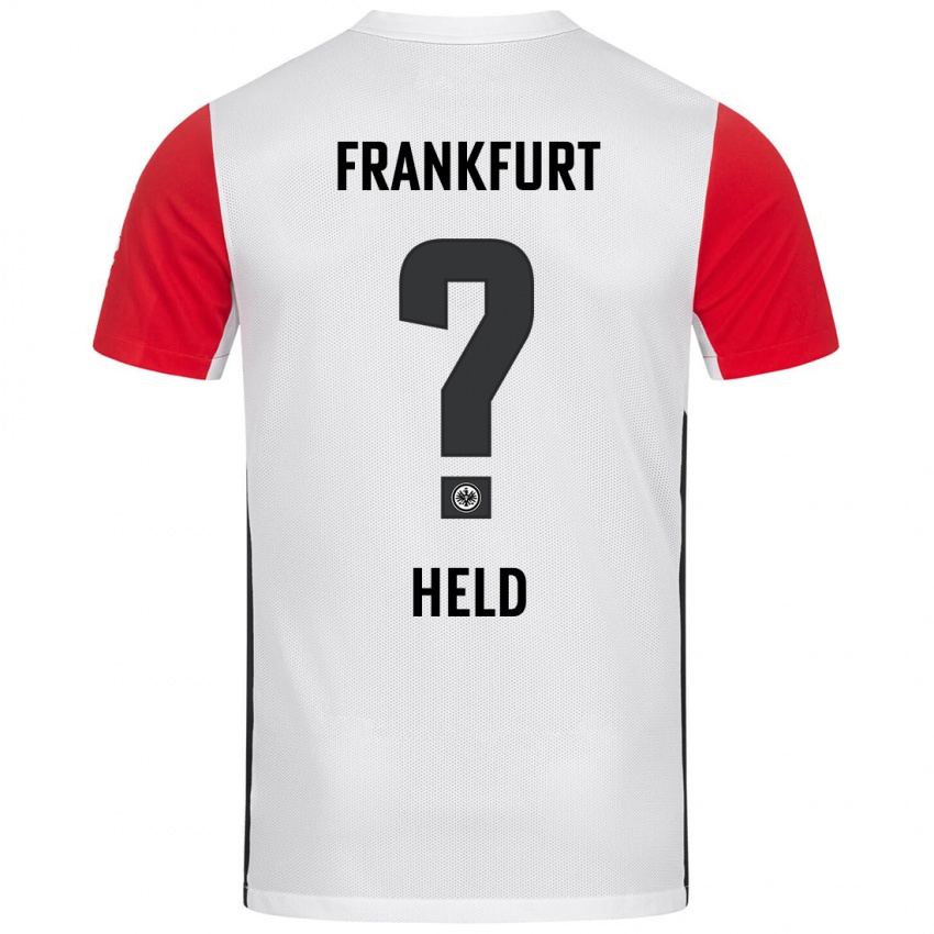 Kinder Louis Held #0 Weiß Rot Heimtrikot Trikot 2024/25 T-Shirt Österreich