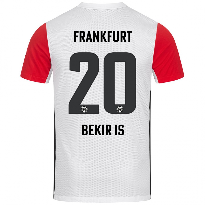 Kinder Eba Bekir Is #20 Weiß Rot Heimtrikot Trikot 2024/25 T-Shirt Österreich