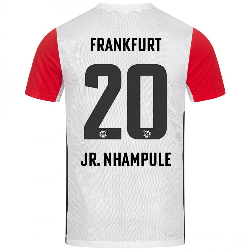 Kinder Antonio Junior Nhampule #20 Weiß Rot Heimtrikot Trikot 2024/25 T-Shirt Österreich