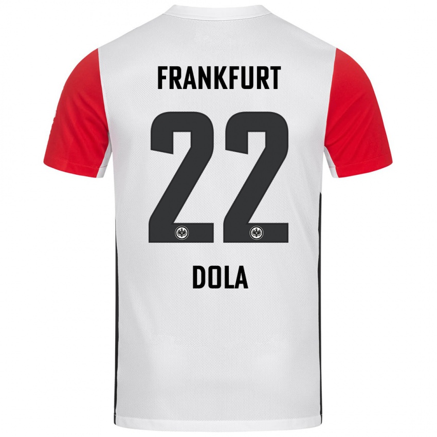 Kinder Igor Dola #22 Weiß Rot Heimtrikot Trikot 2024/25 T-Shirt Österreich