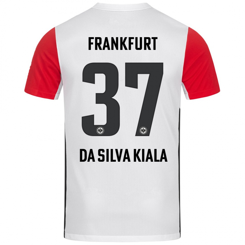 Kinder Joel Da Silva Kiala #37 Weiß Rot Heimtrikot Trikot 2024/25 T-Shirt Österreich