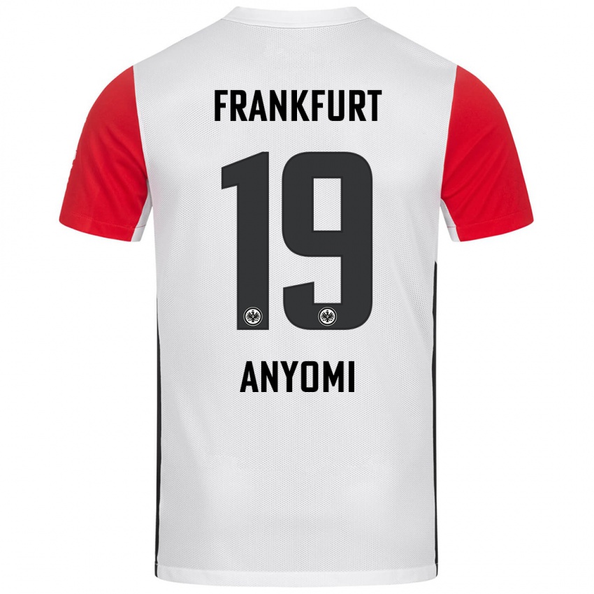 Kinder Nicole Anyomi #19 Weiß Rot Heimtrikot Trikot 2024/25 T-Shirt Österreich