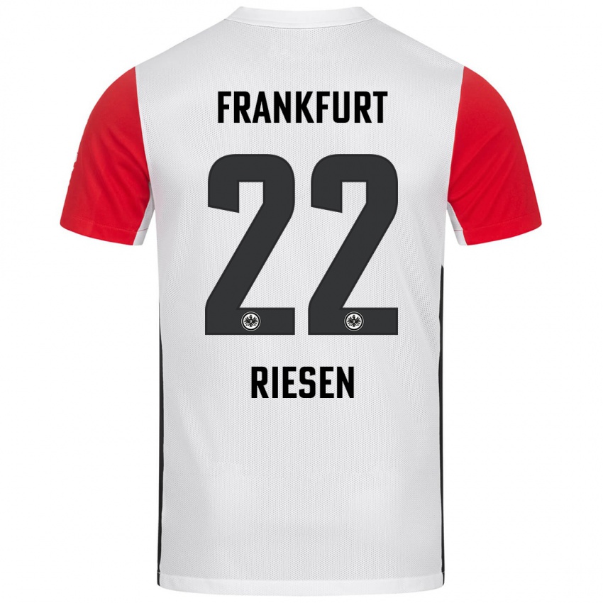 Kinder Nadine Riesen #22 Weiß Rot Heimtrikot Trikot 2024/25 T-Shirt Österreich