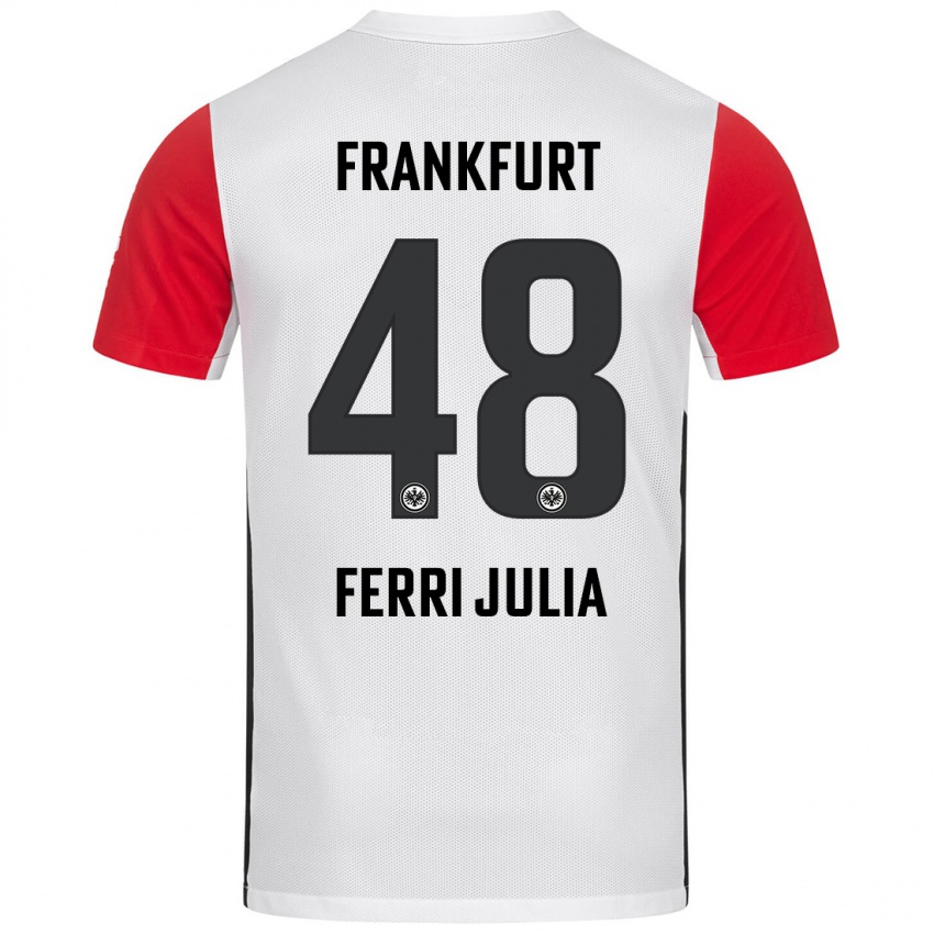 Kinder Nacho Ferri #48 Weiß Rot Heimtrikot Trikot 2024/25 T-Shirt Österreich