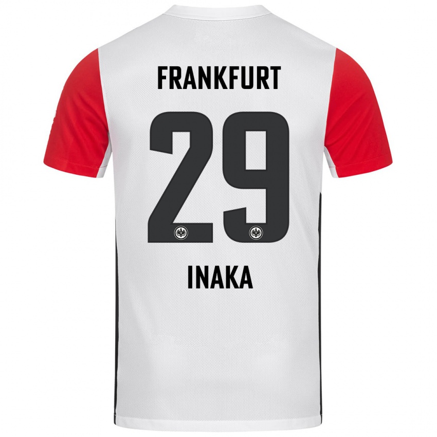 Kinder Arthur Inaka #29 Weiß Rot Heimtrikot Trikot 2024/25 T-Shirt Österreich