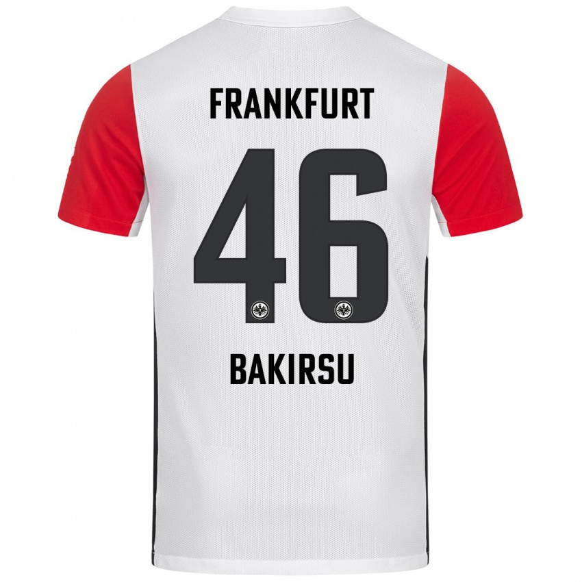 Kinder Hüseyin Bakirsu #46 Weiß Rot Heimtrikot Trikot 2024/25 T-Shirt Österreich