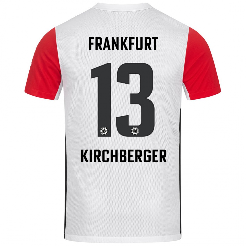 Kinder Virginia Kirchberger #13 Weiß Rot Heimtrikot Trikot 2024/25 T-Shirt Österreich