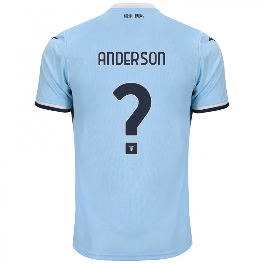 Kinder André Anderson #0 Blau Heimtrikot Trikot 2024/25 T-Shirt Österreich